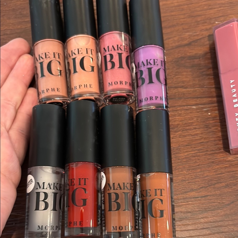 Morphe Cream and Pink Lipstick Collection